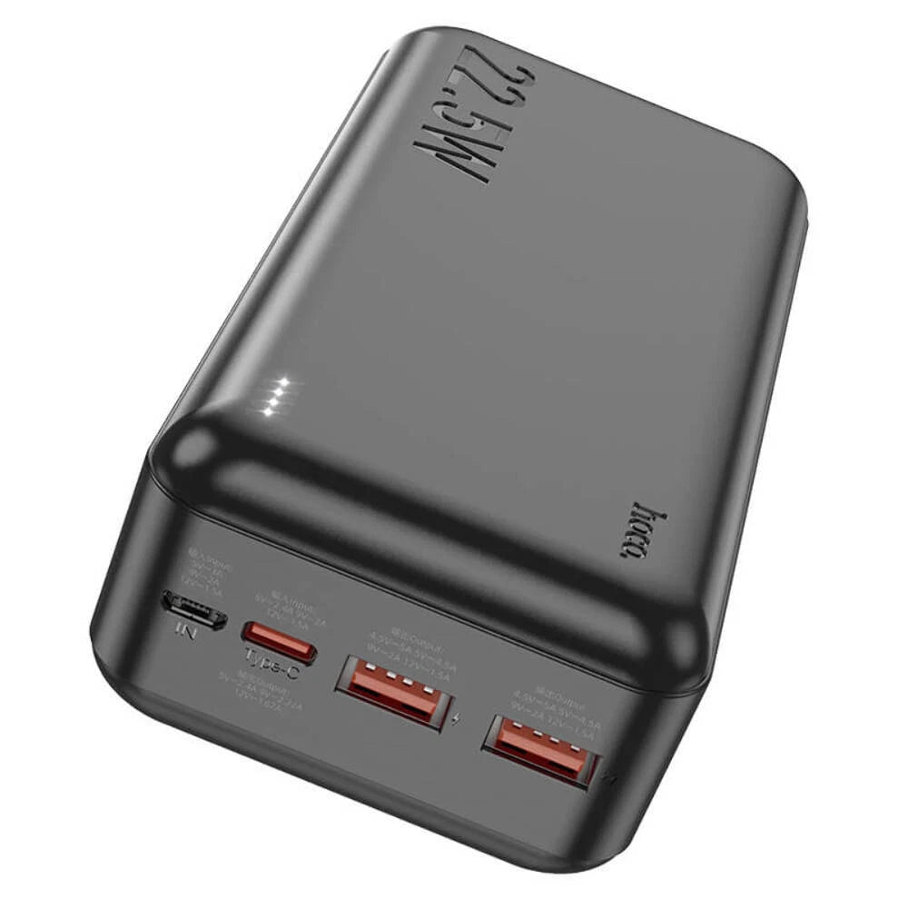 hoco. 22.5W Fast Charging Power Bank 30000mAh J101B Black hoco. 22.5W Fast Charging Power Bank 30000mAh J101B Black